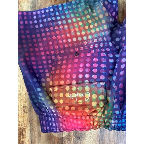 BANG! Men's Multicolor Confessions On A Sand Floor - Flex Shorts Size Large - Picture 8 of 9